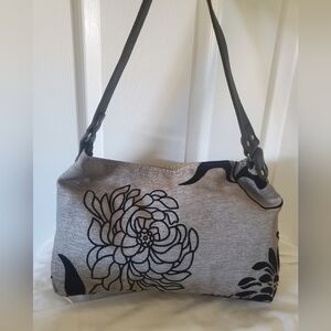 Midi Queen Floral Leather Bag